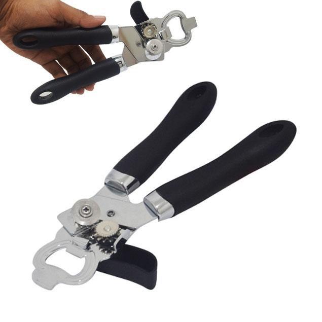 Butterfly Style Can Bottle Opener Stainless Steel 2 Handle Opener