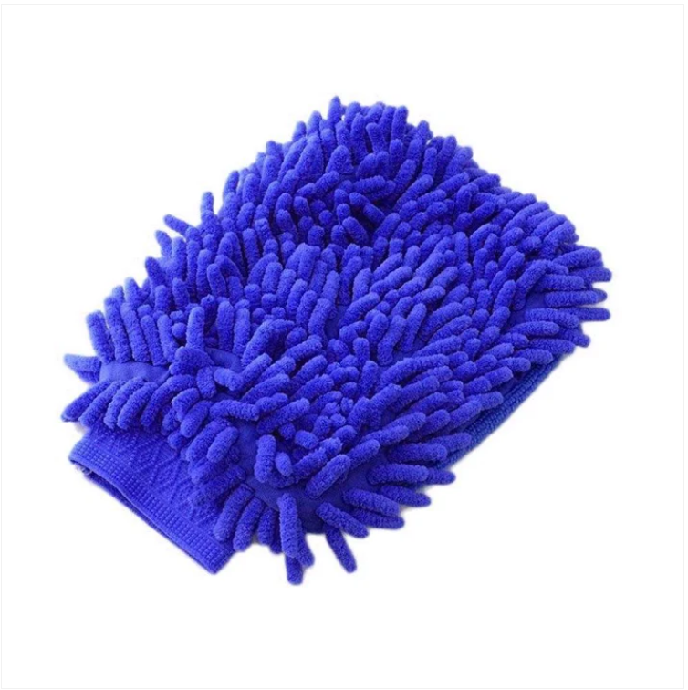 Car Valeting Polishing Cleaning Microfiber Washing Mitt Glove Cloth Noodle 22cm