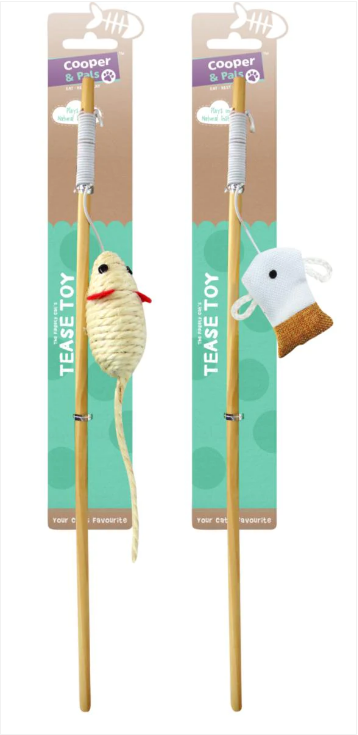 Cat Tease Toys 2 Designs Cat Fish