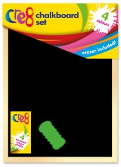 Chalk Board Set with Chalks and Eraser