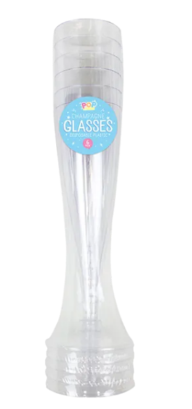 Champagne Glasses 6pk