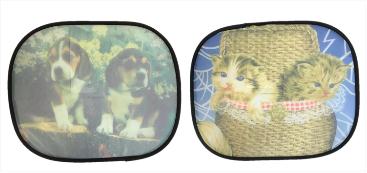 Children's Car Window Shade Blind 45 cm Assorted Designs