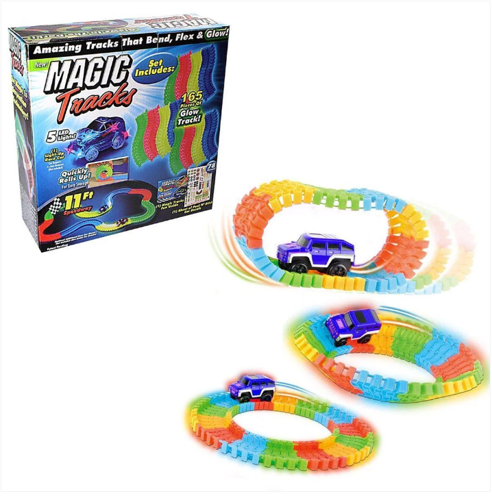 Children's Magic Tracks, Amazing Tracks That Bend Flex And Glow