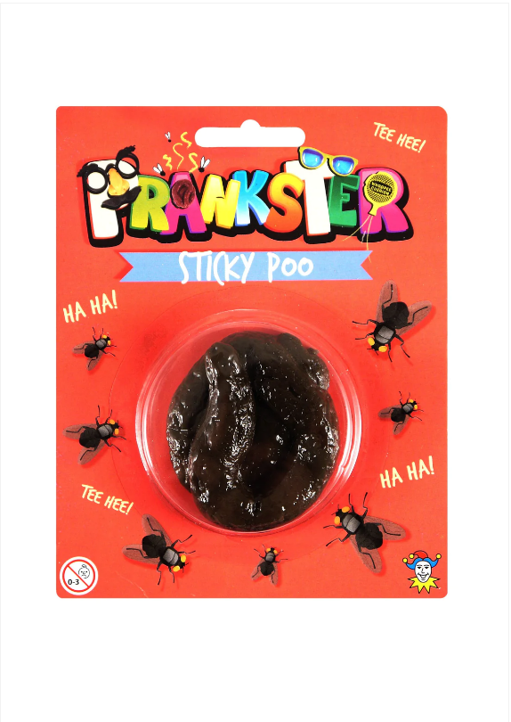 Children's Prankster Jokes Sticky Poo Realistic Soft Dog Poo