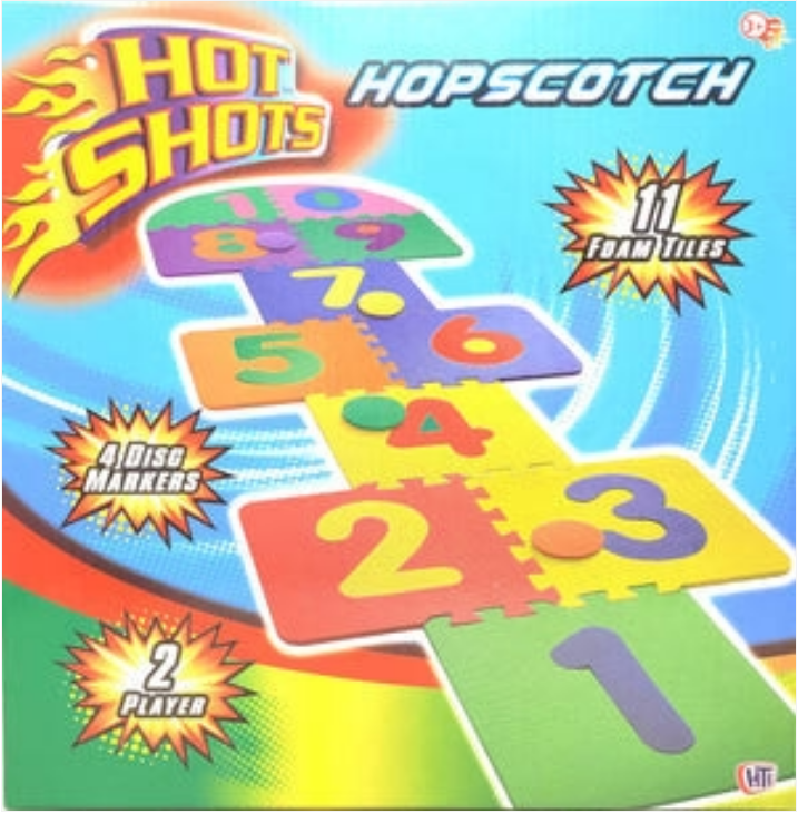 Children's Toy Classic Giant 11 Tiles Foam Hopscotch Game