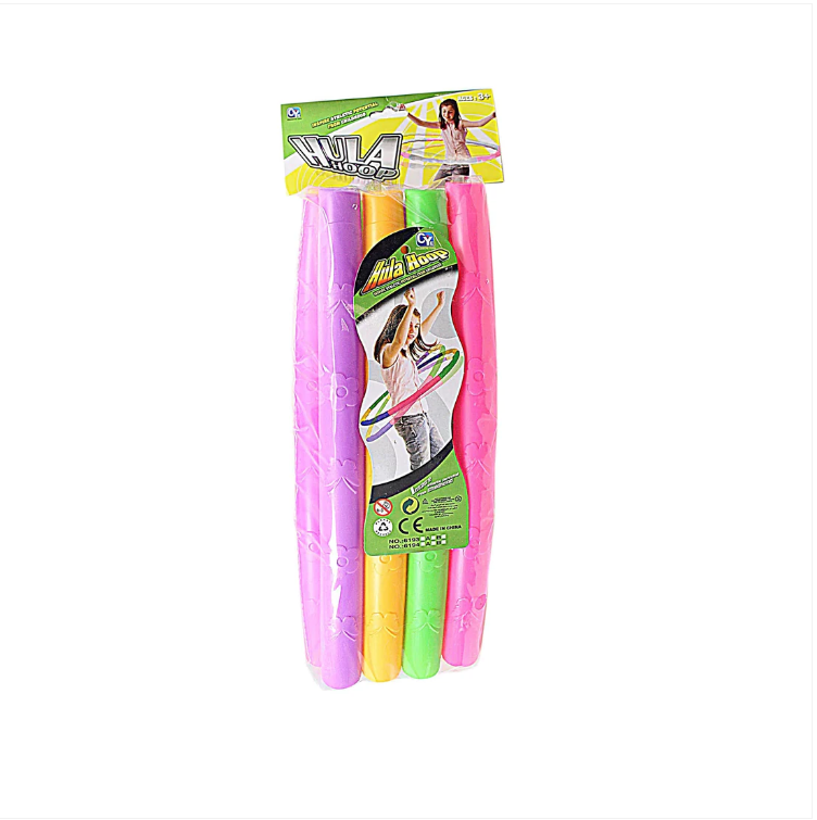 Childrens 70cm Attachable Expandable Multi Coloured Hula Hoop