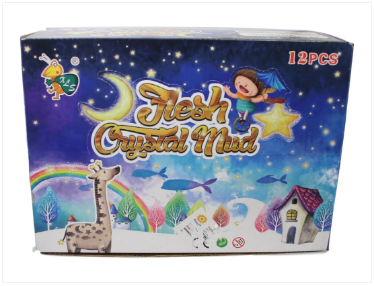 Childrens Fun Crystal Mud Slime Gooey Crystal Slime Mud Playdough Putty Plasticine