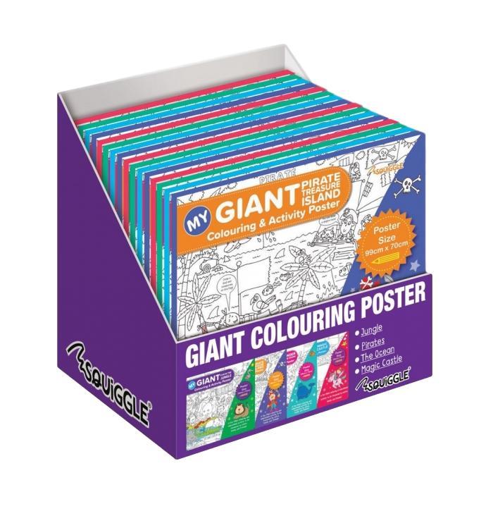 Childrens Fun GIANT Colouring Poster Home Activity Colouring Fun 99cm x 70cm