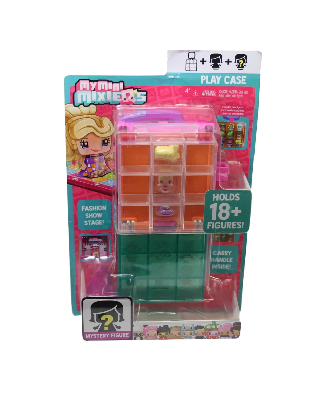 Childrens Fun My Mini Mixie Play Case Holds 18+ Figures Includes Mystery Figure