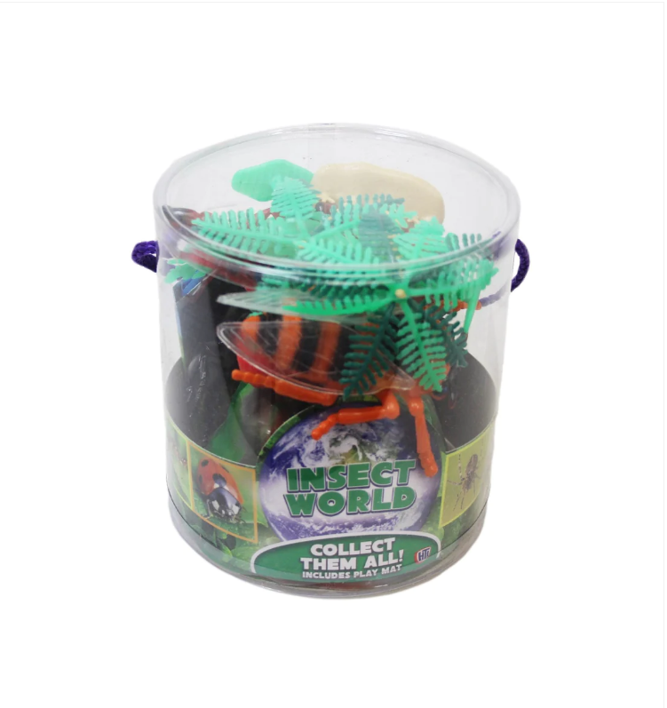 Childrens Fun Playing Toy Insect World Collections Include Play Mat