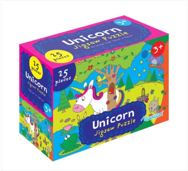 Childrens Fun Playing Unicorn And Underwater Jigsaw Puzzle 25 Pieces In 1 Random Box Sent