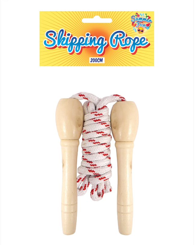 Childrens Indoor Outdoor Skipping Rope Fitness Games Kids Rope 200cm