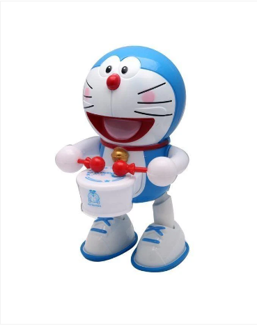 Childrens Walking & Dancing Light Up Happy Drummer Light & Sound Toy Age 3+