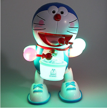 Childrens Walking & Dancing Light Up Happy Drummer Light & Sound Toy Age 3+