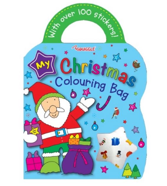 Christmas Colouring & Sticker Bag Book