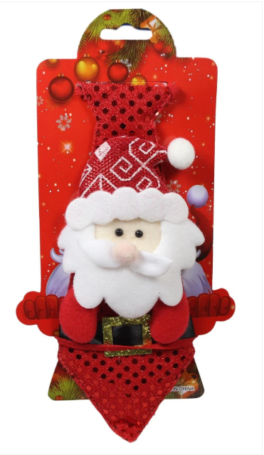 Christmas Festive Santa / Snowman Tie with Elastic 25 cm Assorted Designs