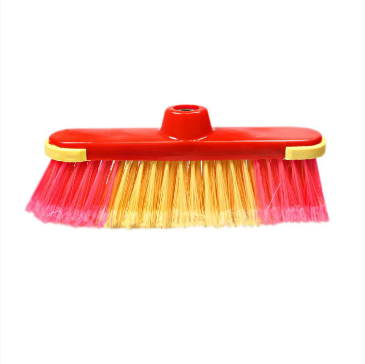 Cleaning Brush Head Plastic Assorted Colours 26cm