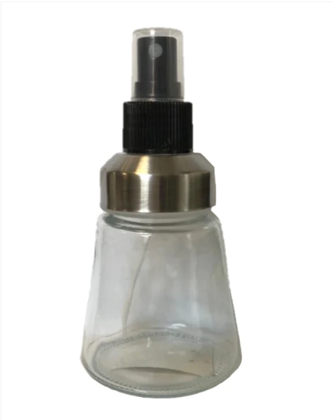 Clear Glass Kitchen Spray Bottle 13.5 x 6.5 cm 125 ml