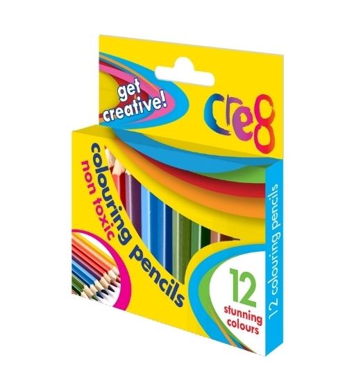 Colouring Pencils 1/2 Size 12 pk