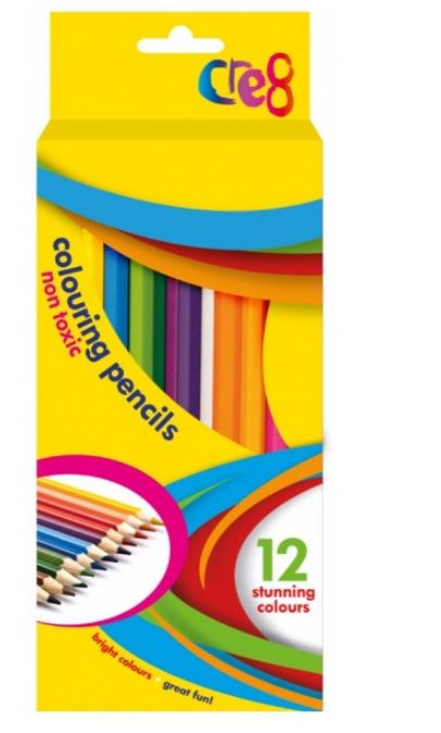 Colouring Pencils, 12 Colours