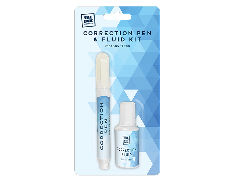 Correction Pen & Fluid Kit