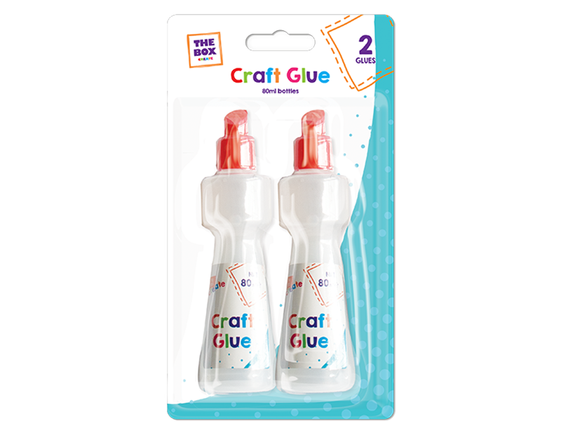 Craft Glue 80ml - 2 Pack