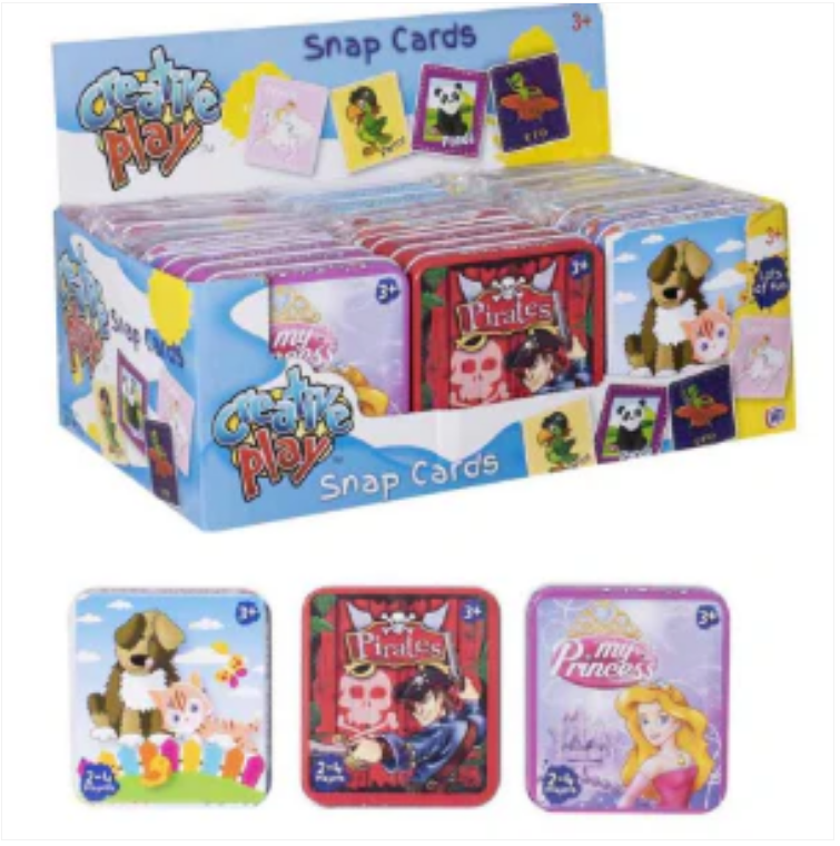 Creative Play Snap Cards In Tin