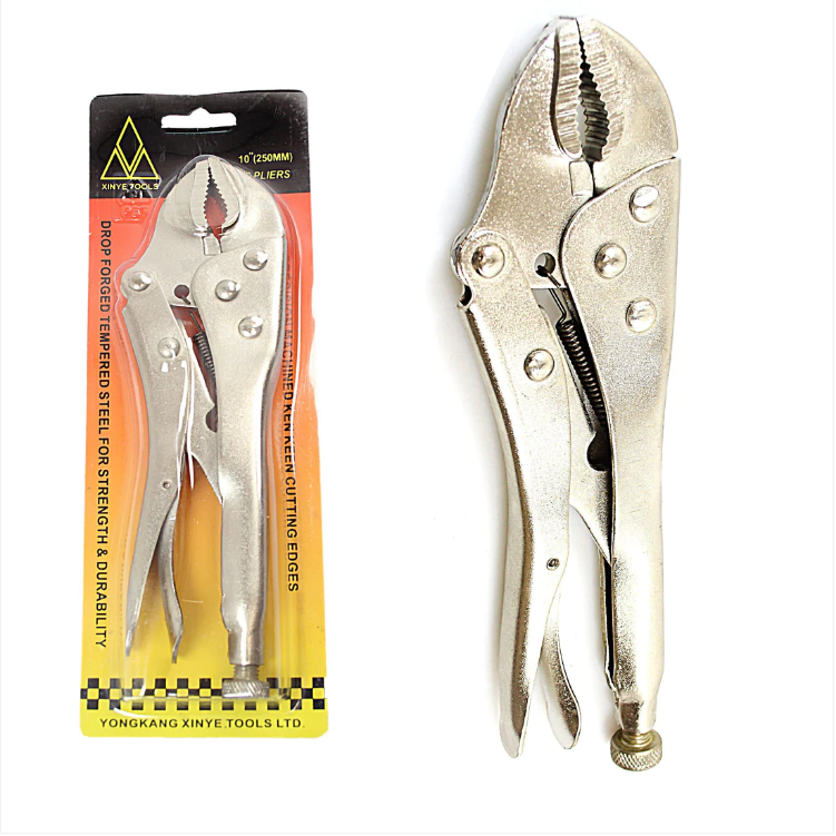 DIY Indoor Outdoor Chrome Locking Pliers 10'' Tool