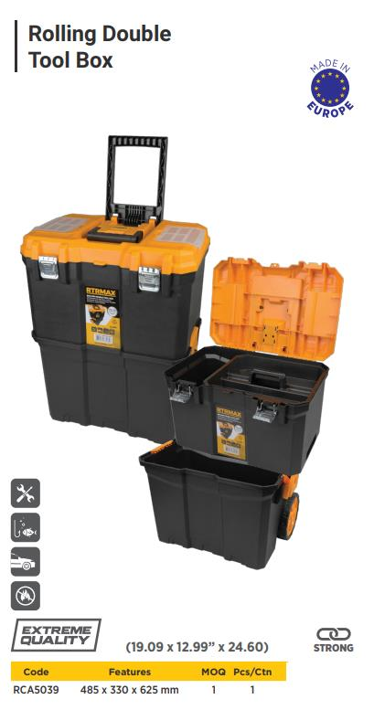 DOUBLE DECK WHEELED BAG RTRMAX