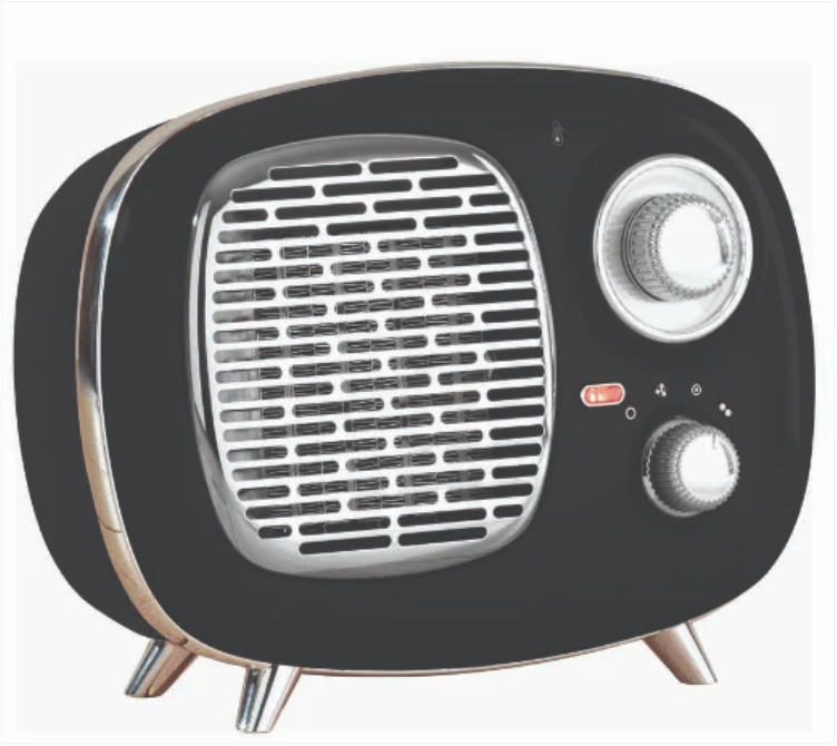 Daewoo Contemporary PTC Heater Black