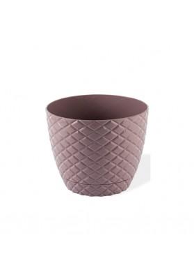 Diamond Cut Round Plant Pot No 2