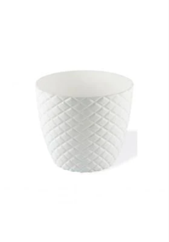 Diamond Cut Round Plant Pot No 3 18cm x 16cm