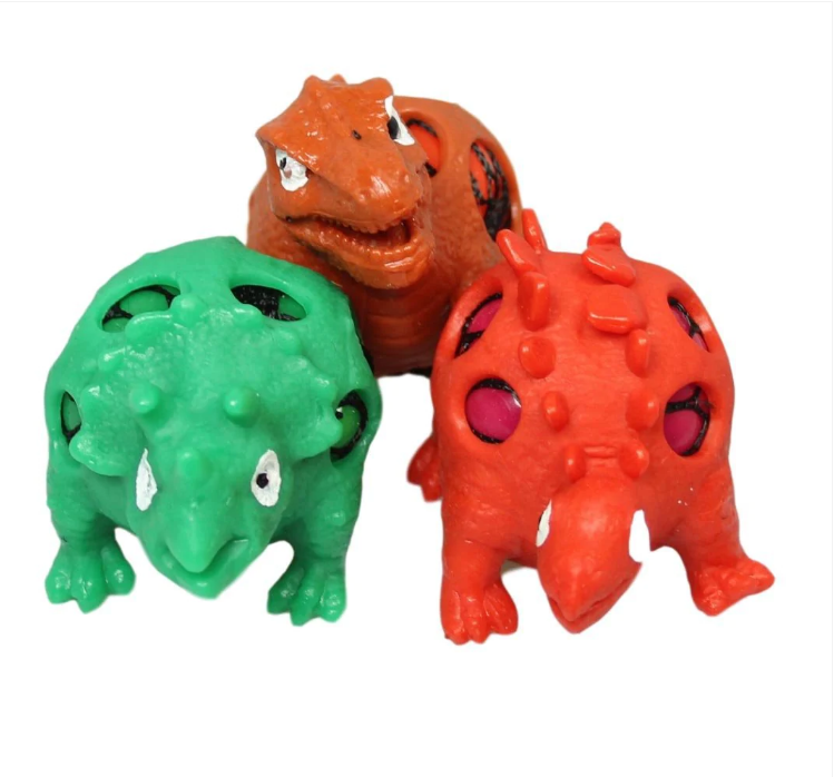 Dinosaur Children's Squishy Soft Toy Stress Relief 3 Colours Available 7cm
