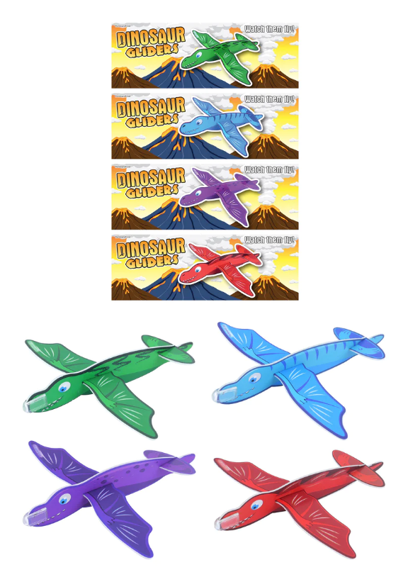 Dinosaur Gliders 1pcs Assorted Designs (17cm)