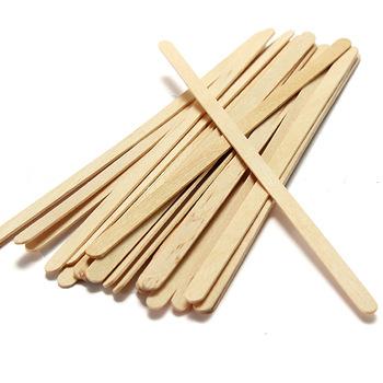 Disposable Birchwood Tea Coffee Wood Coffee Stir Sticks Wooden Stirrers 50 Packs