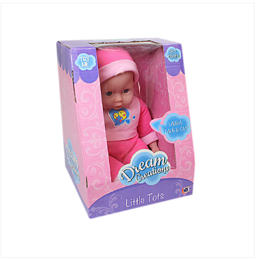 Dream Creation Little Tots Baby Doll Talking Crying & Laughing Doll