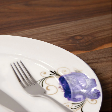 Durane Ceramic Dinner Plate Blue Rose 26.5cm