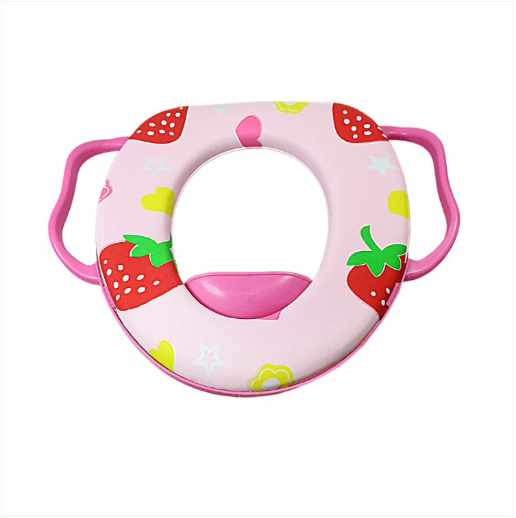 Durane Cushioned Baby Toilet Seat w Handles