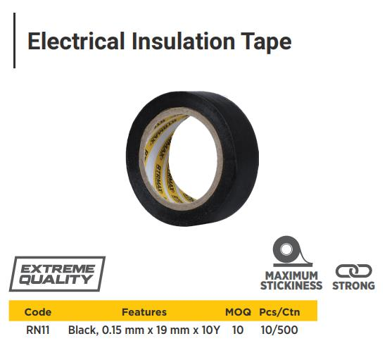 ELECTRICAL INSULATION TAPE 0.15MMx19Mx10Y