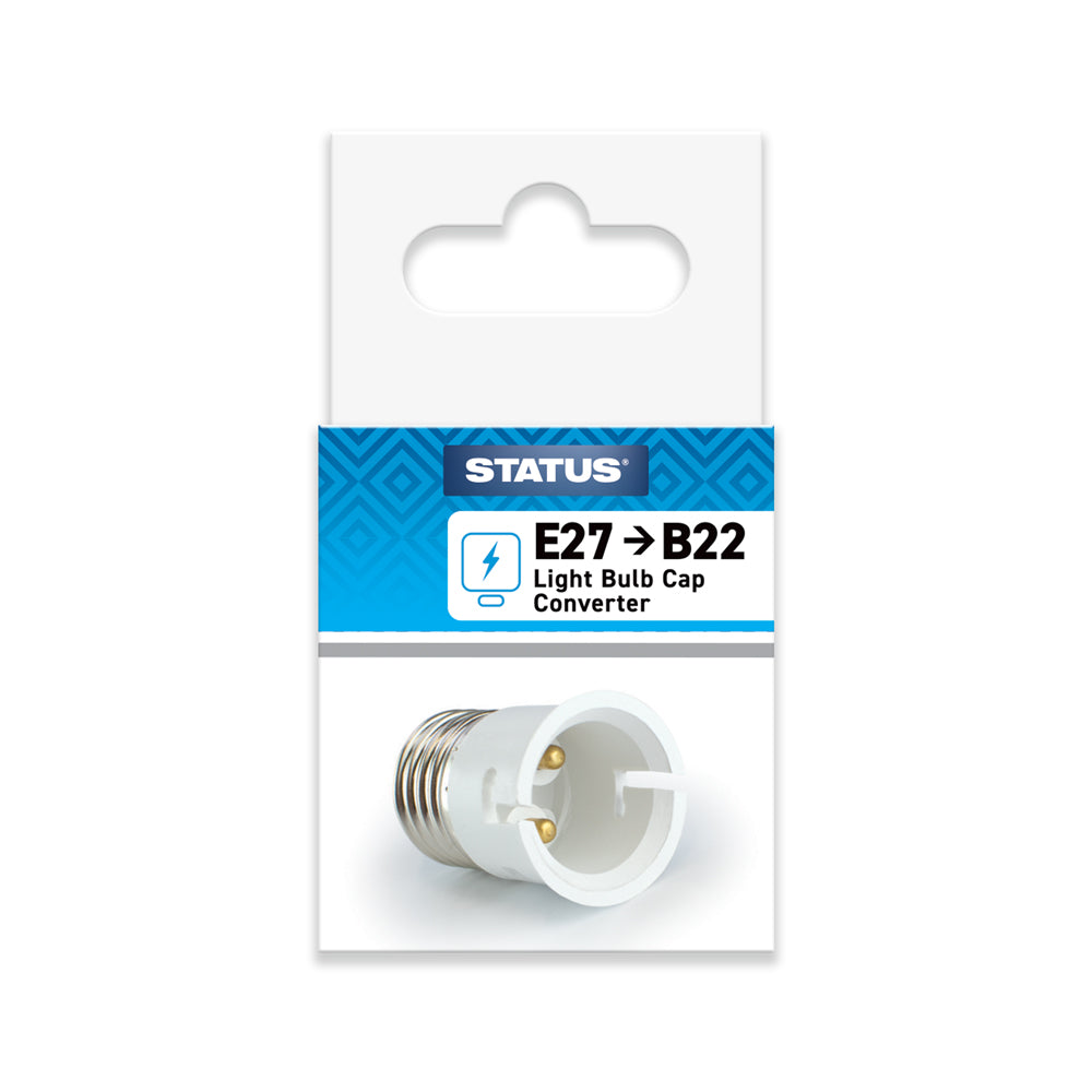 ES to BC - Light Bulb Cap Converter - 1 pk - in a Box