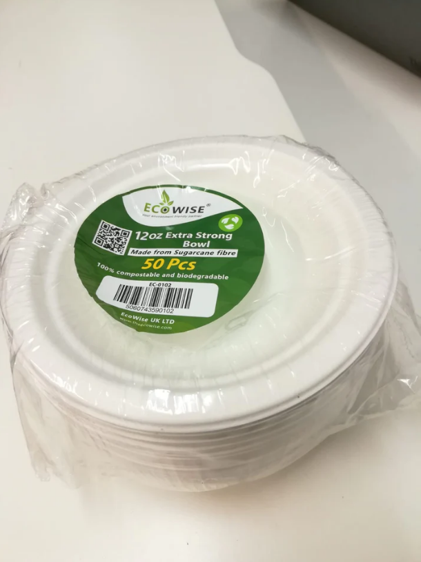 Ecowise 12oz Extra Strong Bowls Pack Of 50