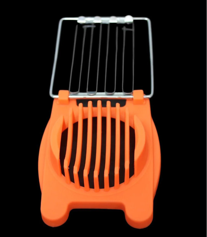 Egg Slicer High Quality Plastic With Wire Assorted Colours Kitchen Essential 10cm x 8cm