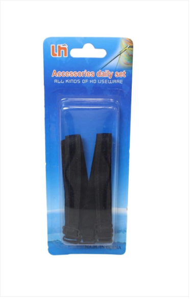 Elastic Underwear Bra Straps Sewing Available In White Black