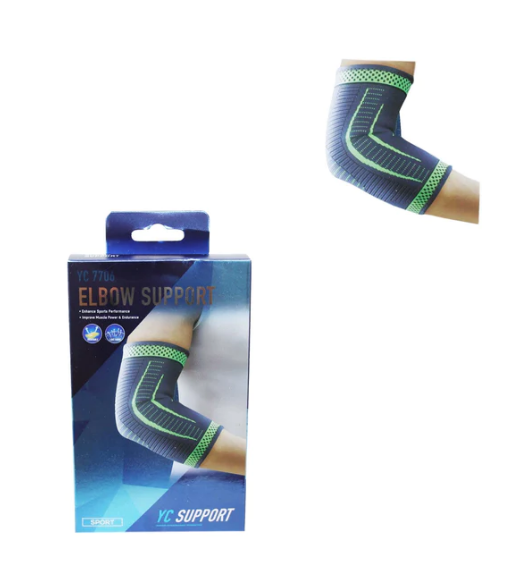 Elbow Support Gym Fitness Light Fabric Compression Sport Elbow Support 1 Pack
