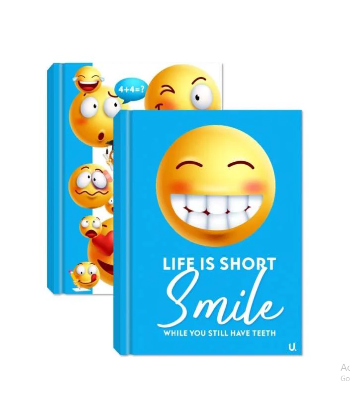 Emoji Childrens Notebook Notepad Home School Hardback A5 Notebook