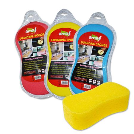 Expanding Sponge Super Absorbent Multi Purpose Cleaning Kitchen Home Car