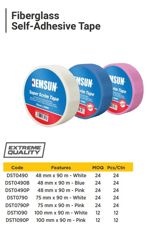 FIBERGLASS SELF-ADHESIVE TAPE 8*8 48MM*90M BLUE