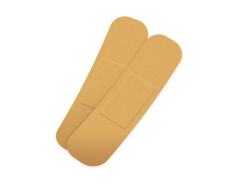 Fabric Plasters - 100 Pack