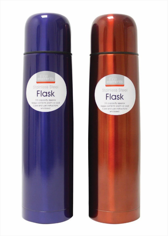 Fine Elements Stainless Steel 1 Litre Flask