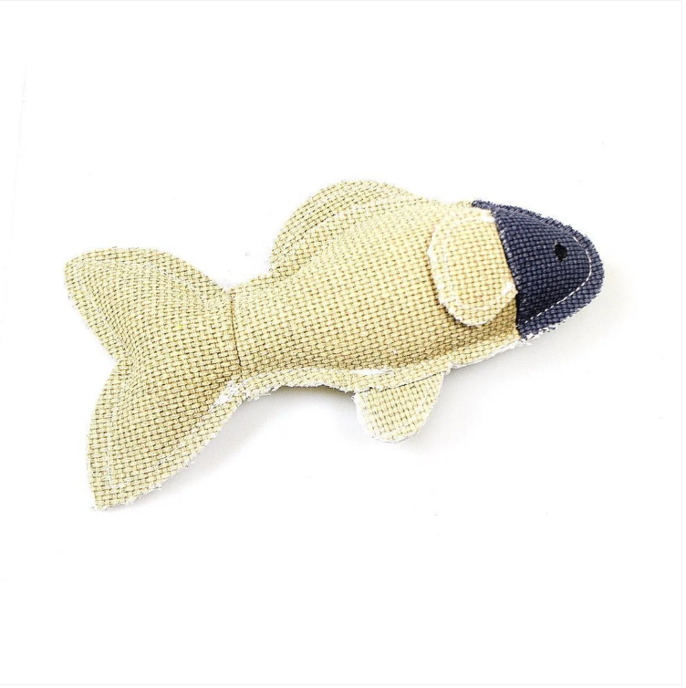 Fish Shaped Pet Teething Toy Approx 13cm